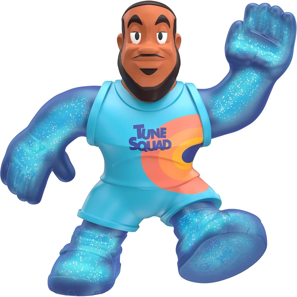 Heroes of Goo JIT Zu – Space Jam: A New Legacy - 5" Stretchy Goo Filled Action Figure - Lebron James (Power Up)