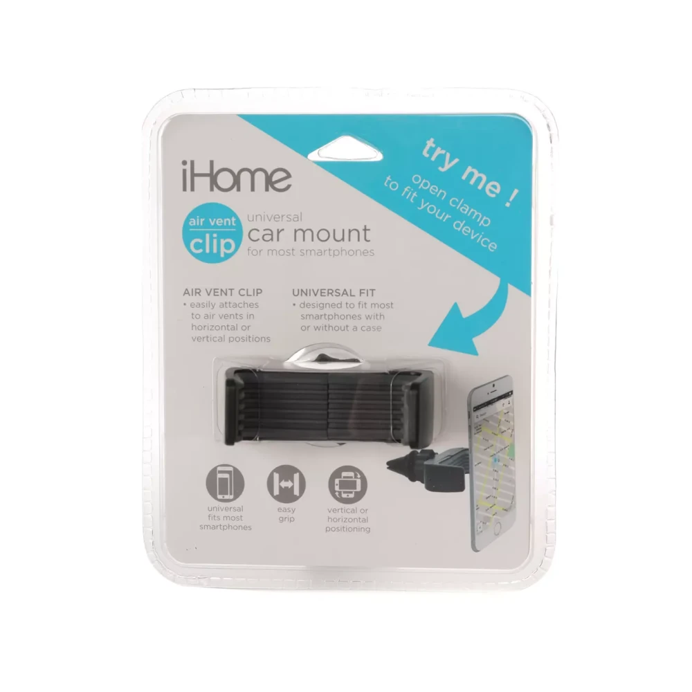 iHome Air Vent Universal Car Mount - Black