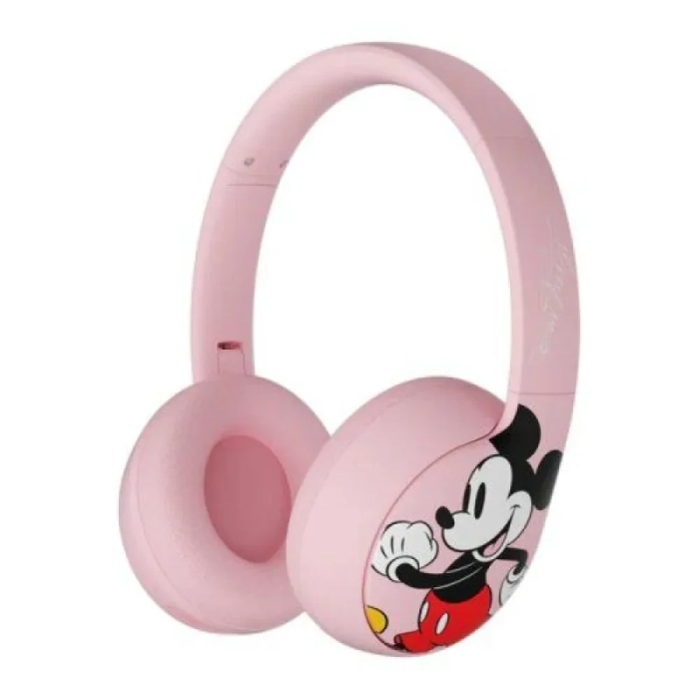 Disney Wireless Bluetooth Headphones for Kids - Mickey Pink