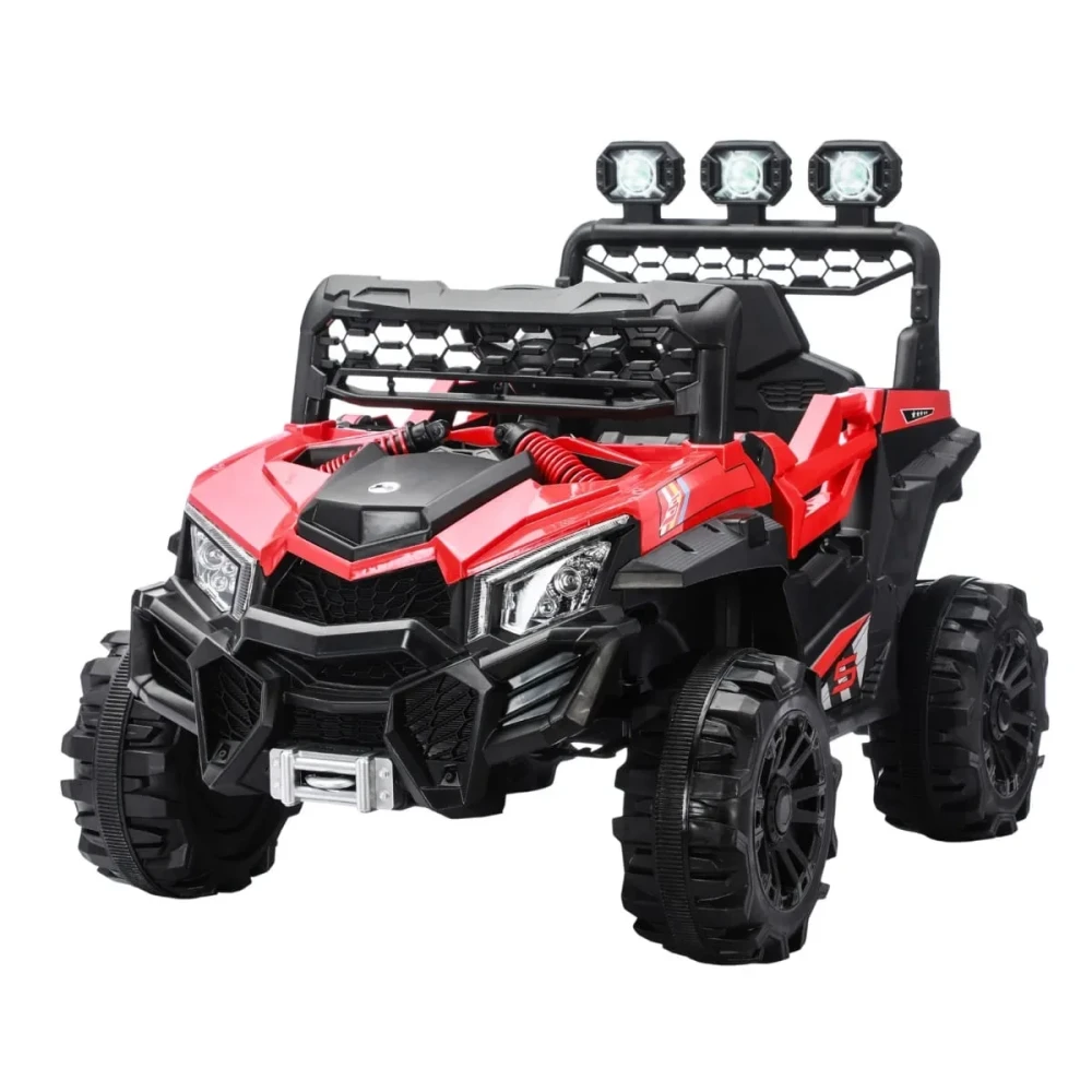 Maxi Toys Sport Red Electric Quad Bike for Kids - Forward/Reverse