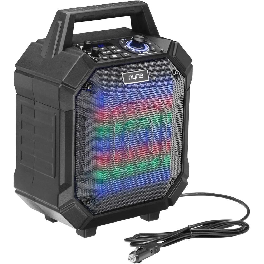 NYNE Racer Sport Portable Wireless Party Speaker with Party Lights