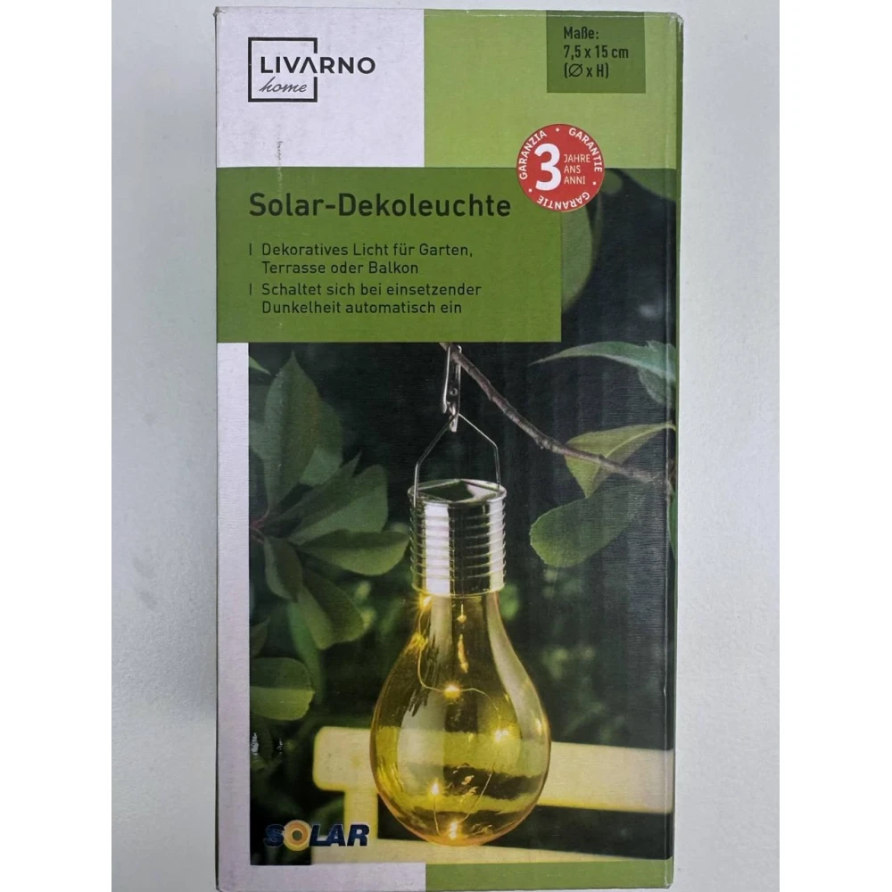 Solar lamp Livarno Home LED decorative 15 cm