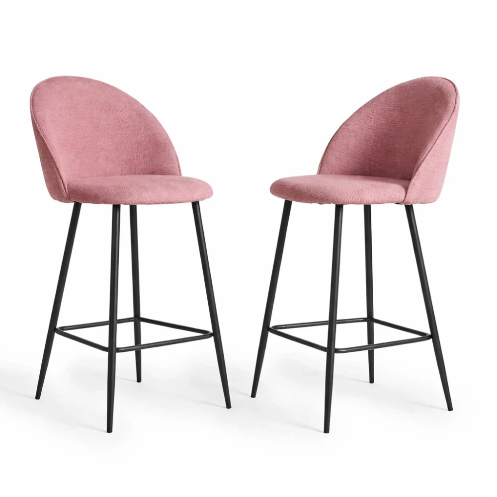 Bar stool – 1 piece – smokey rose