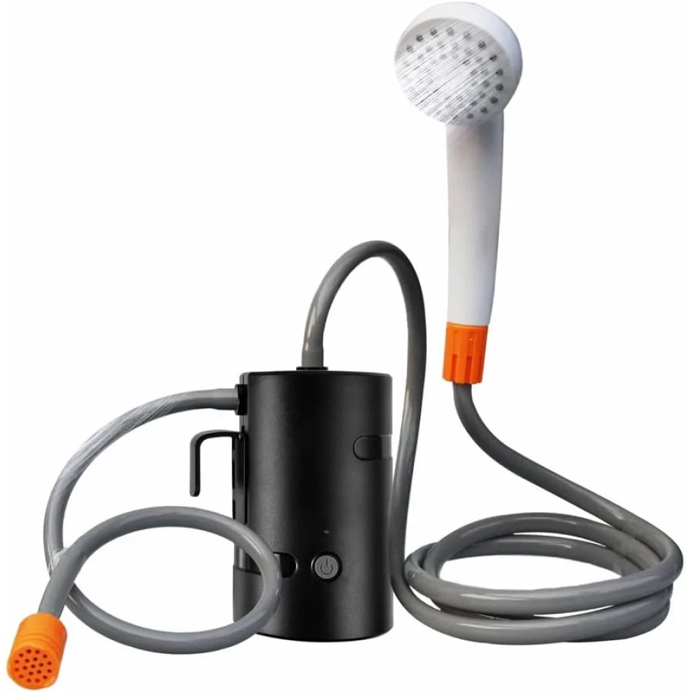 Portable Camping Shower Outdoor Electric Shower Pump Rechargeable Shower Large capacity Folding Bucket Hiking Traveling Shower Bathe Tool