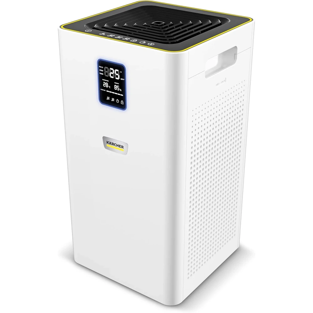 Karcher AF 30 Air Purifier for Home, HEPA 13 & Activated Carbon Filter, Removes 99.95% of Allergens, Pollen, Dust & Odors, Auto Mode with Air Quality Sensor, for Rooms up to 60 m²