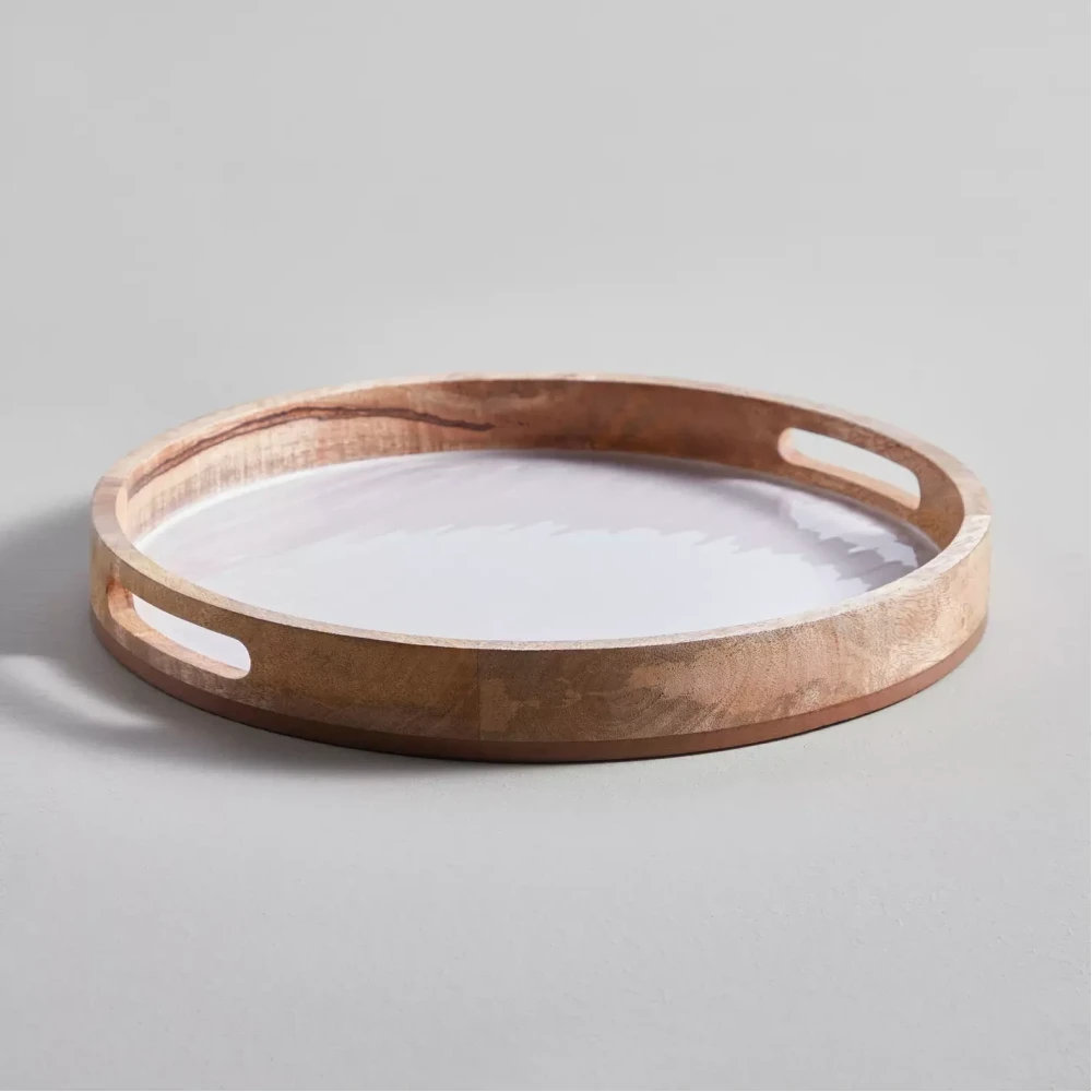 Pearl Mango Wood Serving Tray