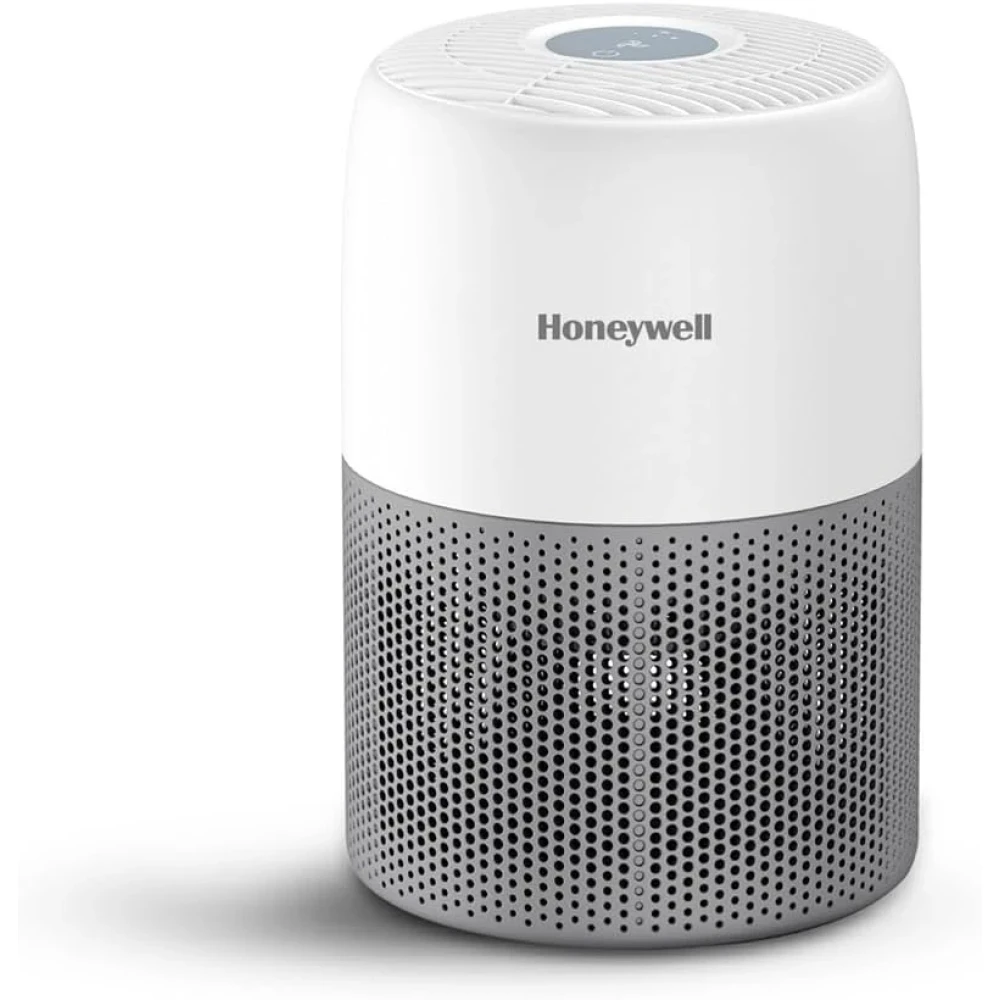Click to see full view Honeywell Air Purifier for Home &amp; Office, 3-in-1 filter - Pre-Filter, H13, Activated Carbon Filter, Removes 99.99% Pollutants, Allergens, Pet Danger, Smoke, Dust &amp; Pollens - Air touch V1