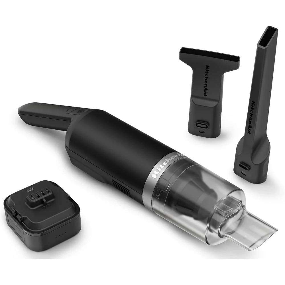 KitchenAid 5KKVR121BM, Cordless Handheld Vacuum with Battery GO-5KKVR121BM, Black Matte