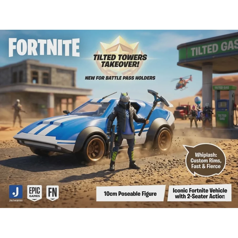Fortnite Whiplash &amp; X-Lord (Black) Vehicle Set