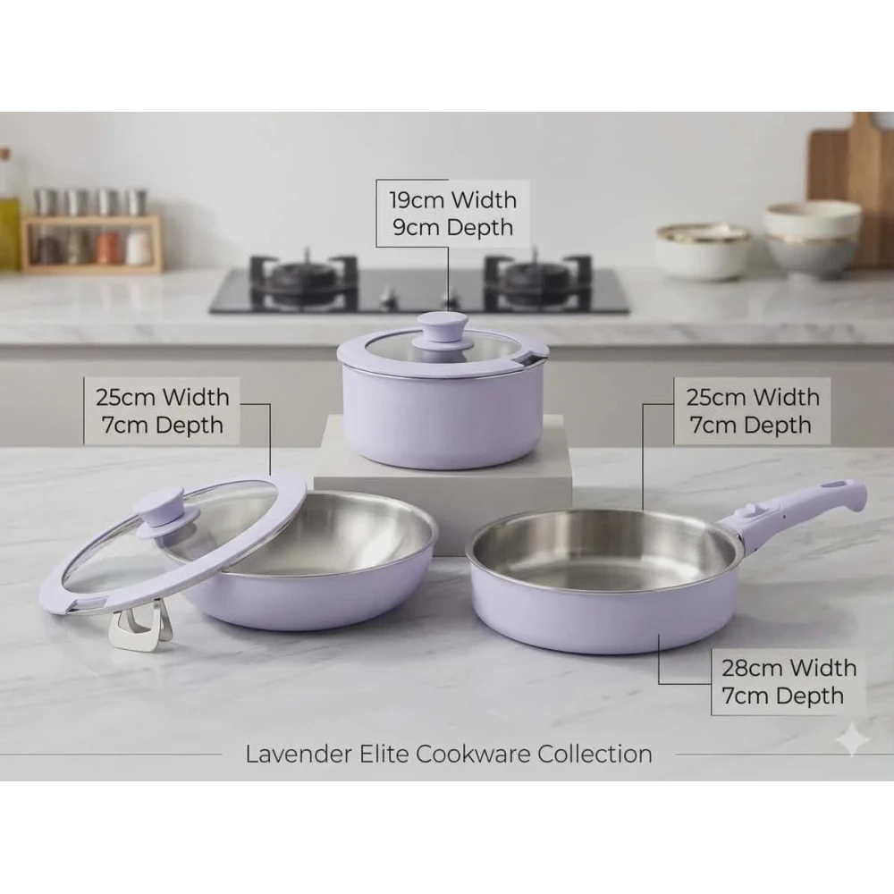 3 SET COOKING PAN
