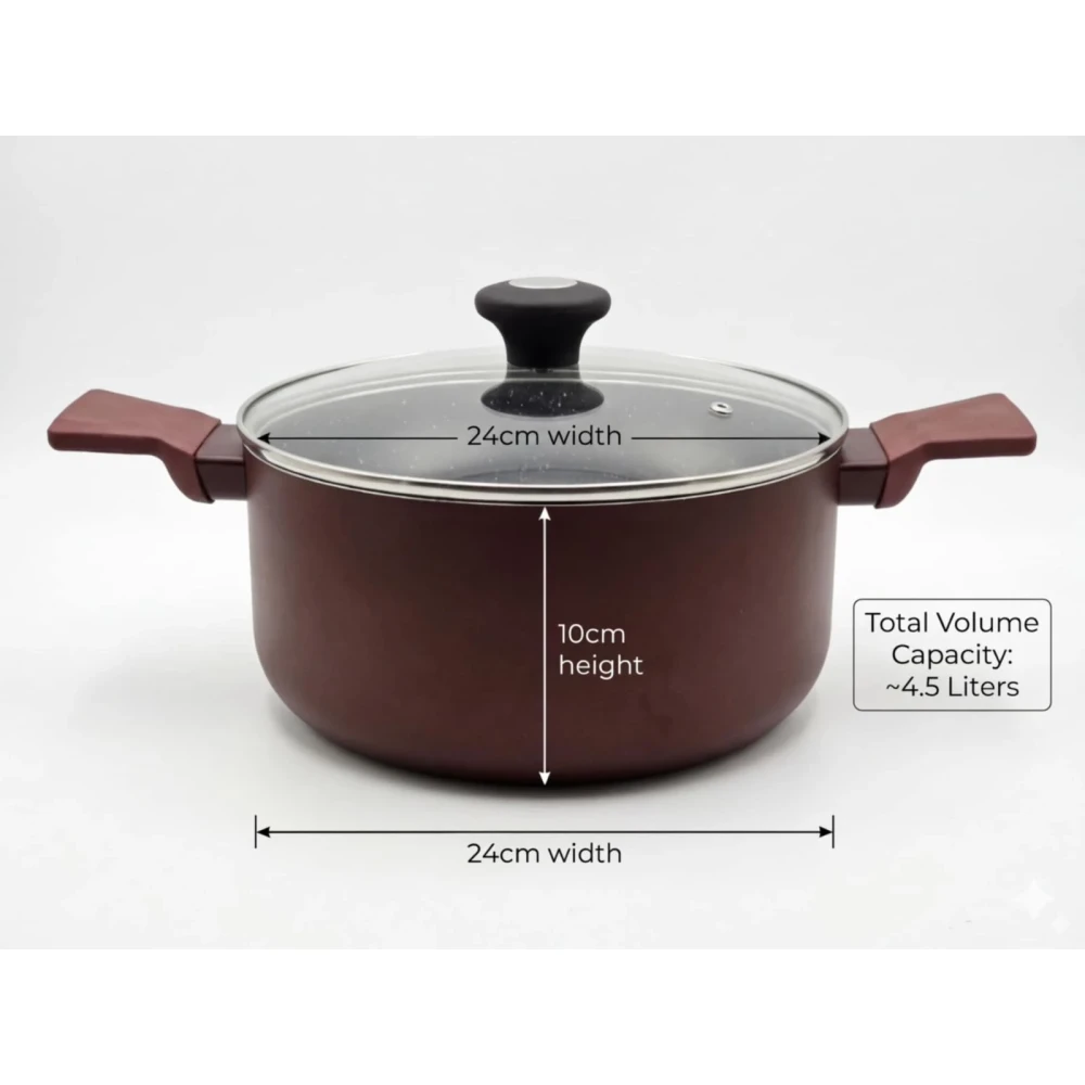MAGEFLON COOKING POT 24CM 4.5LITERS