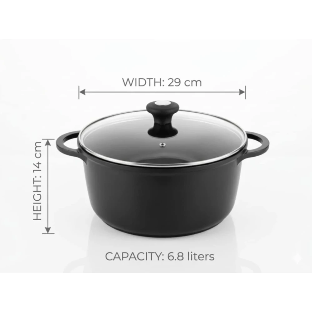 BLOKKER COOKING POT 29CM 6.8LITERS