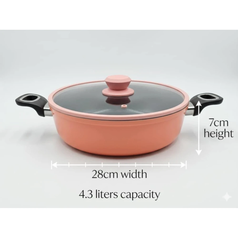 CERAFLON COOKING POT 28CM 4.3LITERS