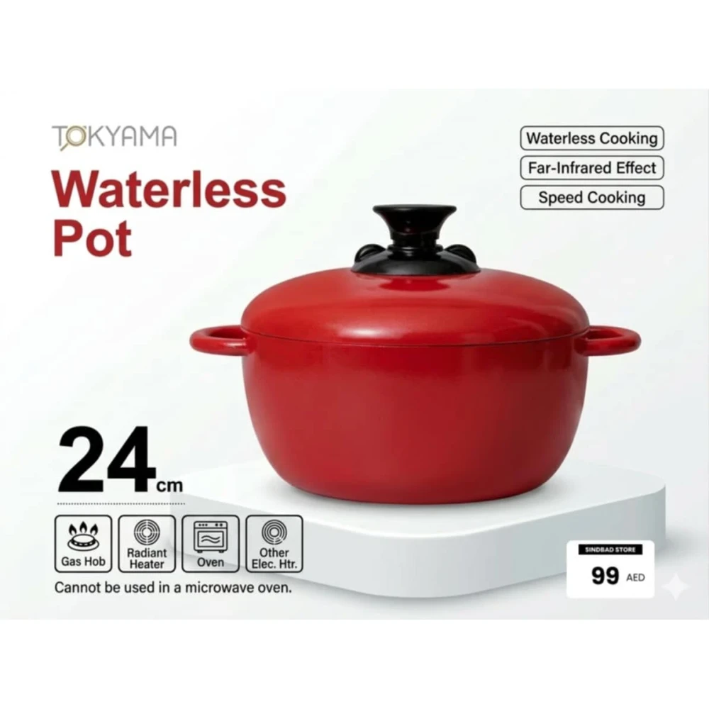 TOKYAMA WaterLess Cooking Pot