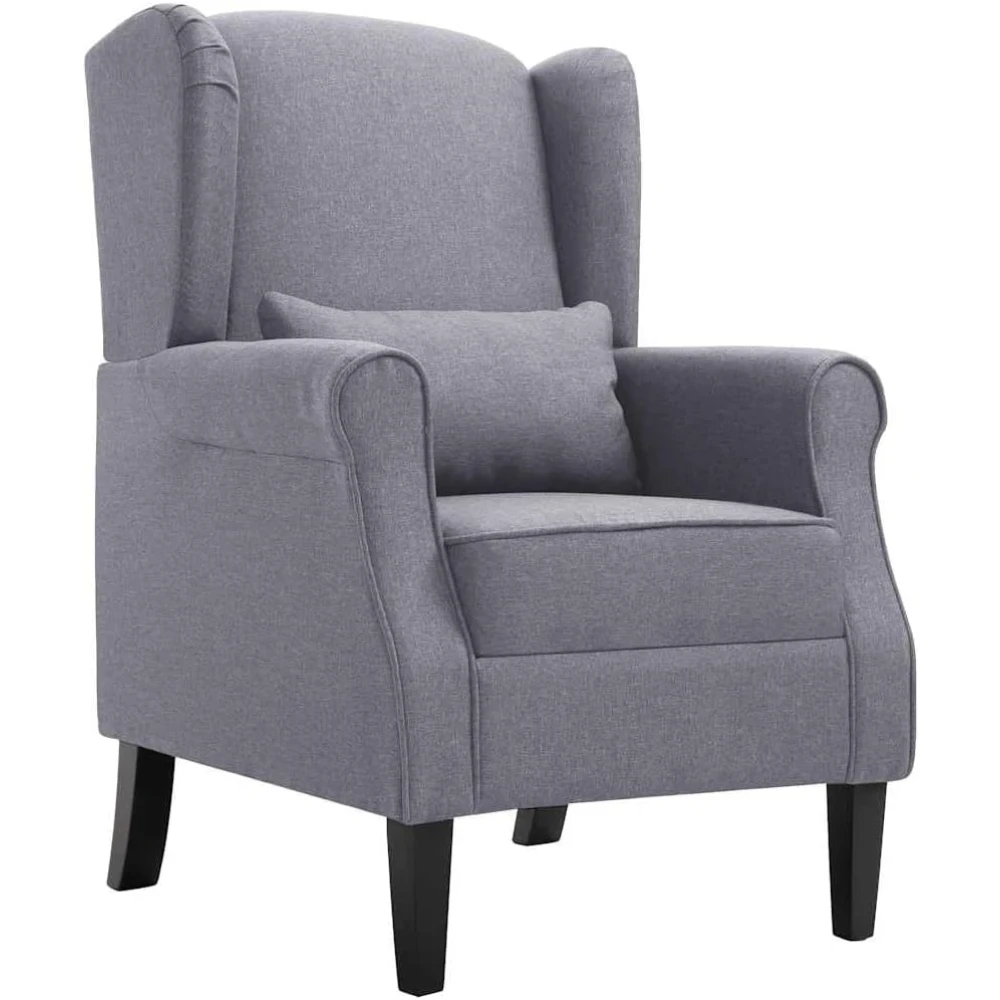 VidaXL Armchair Home Indoor Relax Sofa Sleeper Chair Dining Dinner Seating Recliner Living Room Dinette Chair
