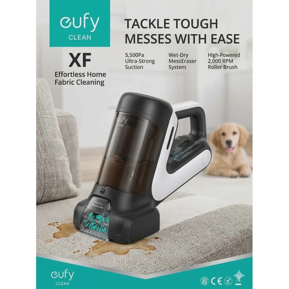 eufy Clean XF (T2531) Portable Carpet &amp; Upholstery Cleaner