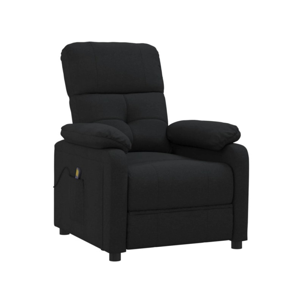 vidaXL Massage Chair Black Fabric Model 29