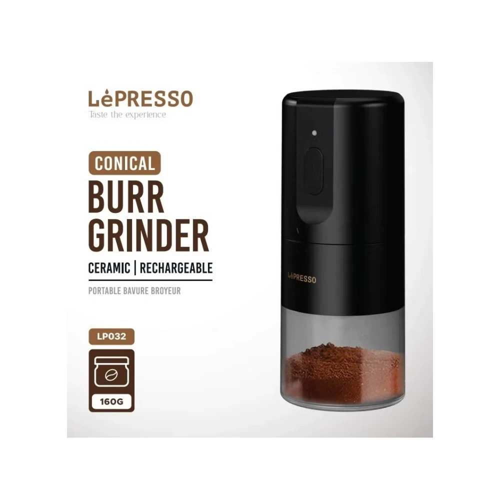 Portable Lepresso Conical Burr Grinder Suitable for Espresso