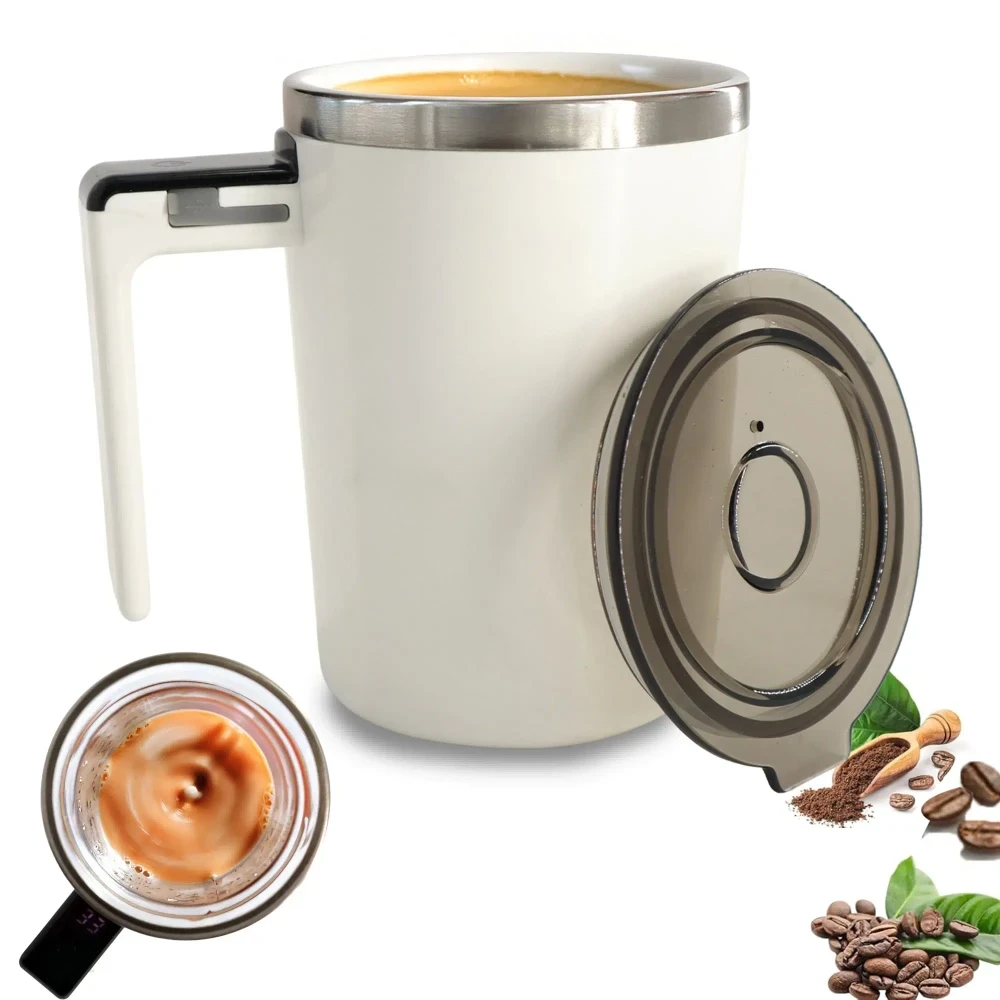 Auto Blender Mug – 7000 RPM High-Speed Mixer, 0.5L Capacity, Touch Button Operation with Auto Shut-Off, Ideal for Coffee, Hot Chocolate & Protein Shakes