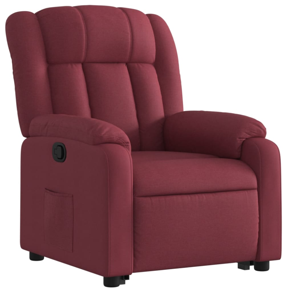 VidaXL Electric recliner chair with raising aid light grey fabric, (SKU:3205319)
