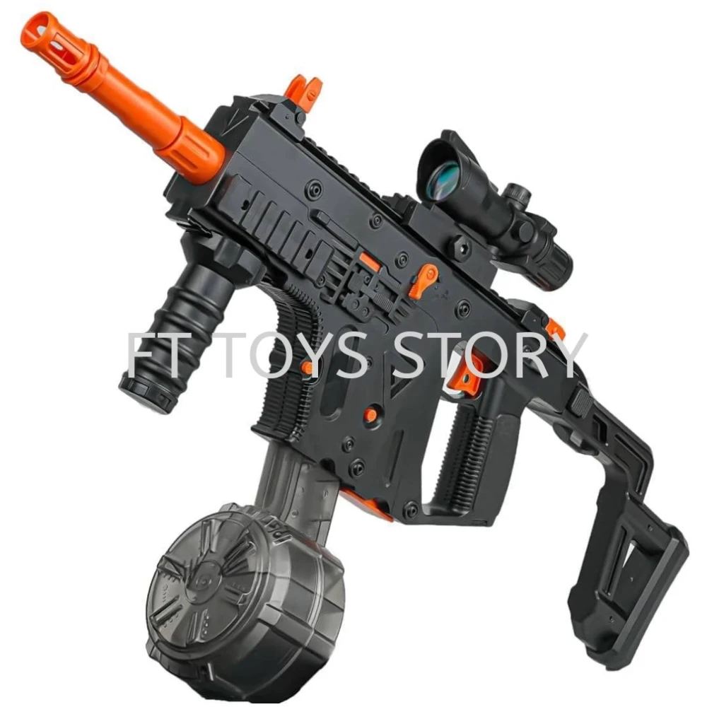 Electric Gel Ball Blaster, High Speed Automatic Splatter Ball Blaster with 40000+ and Goggles, Rechargeable Splatter Ball Toys for Outdoor Activities Shooting Game Party Favors-Black