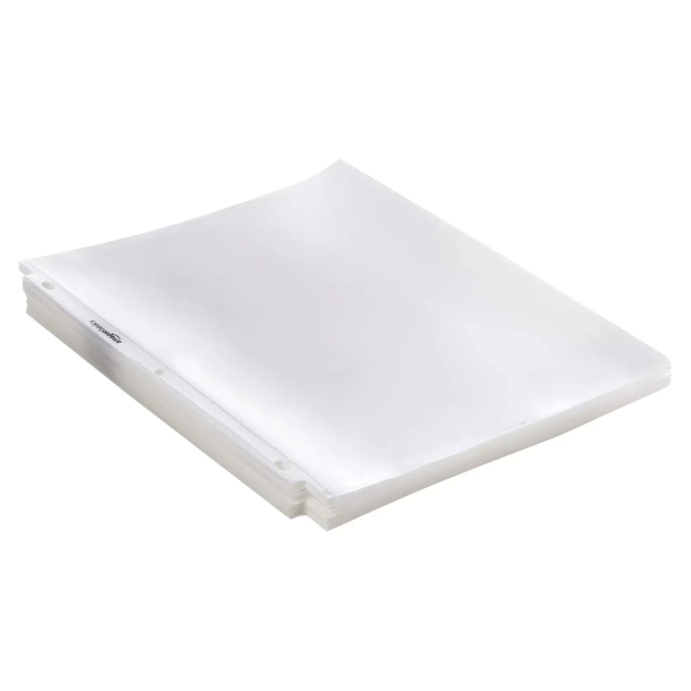 Amazon Basics Heavy Duty Sheet Protectors for Page Storage, Clear, 100 Pack