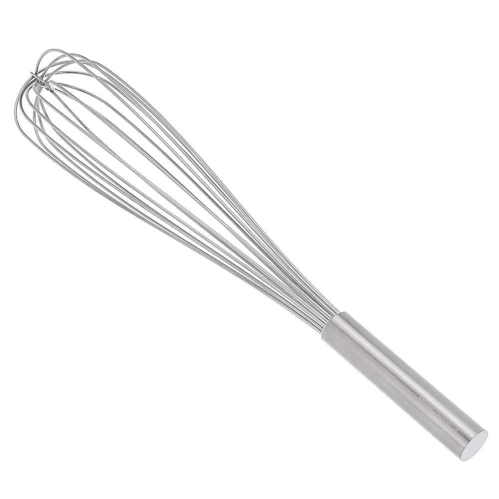 Amazon Commercial Whisk, Stainless Steel, 18.1 inches (46 cm)